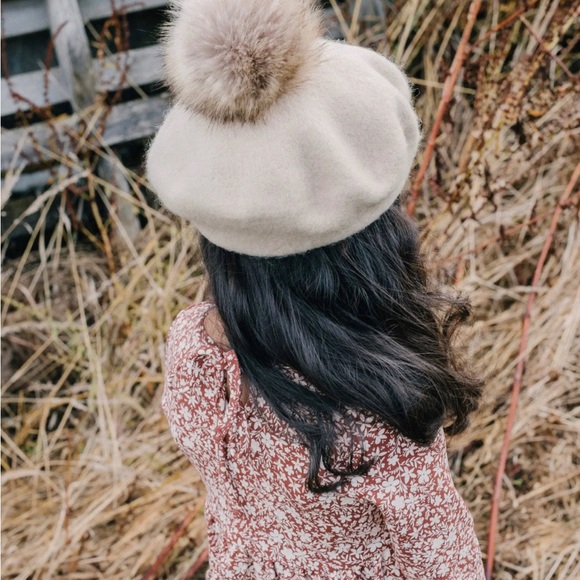 Emily Long Sleeve Pocket Cotton Dress - Red Floral - Picture 2 of 2